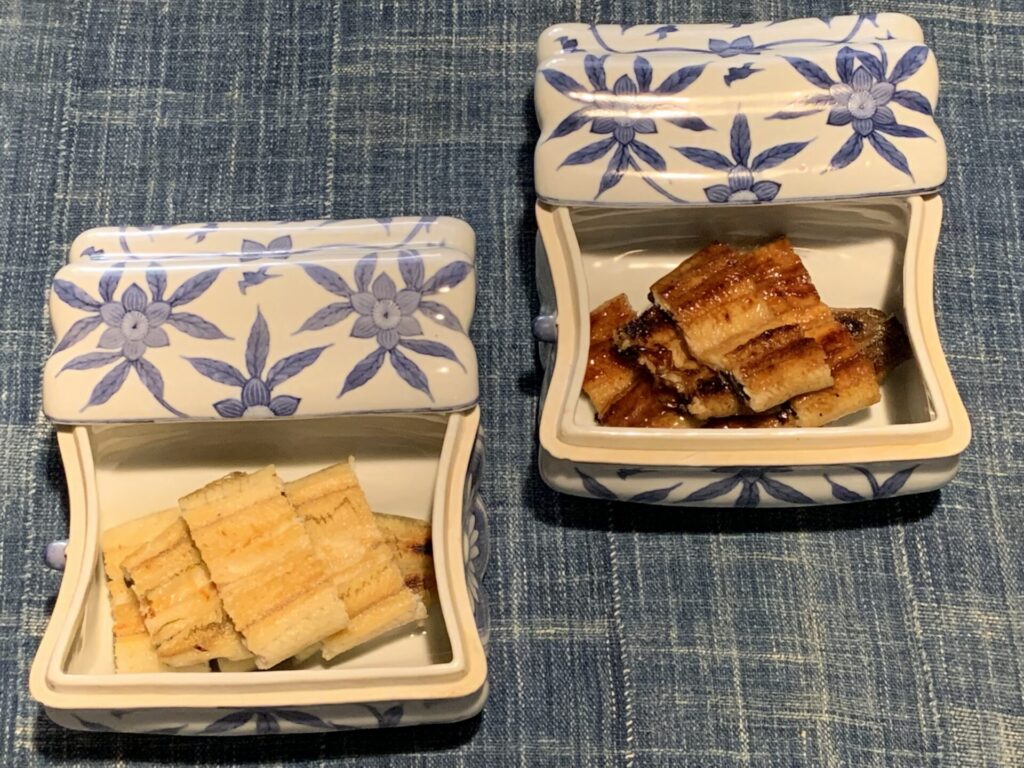 近江米付き鰻蒲焼と白焼セット(要冷蔵)
