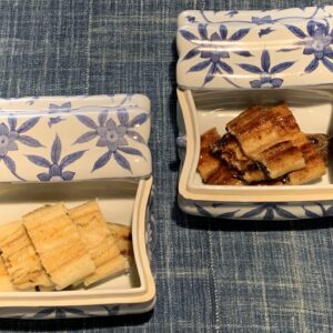 近江米付き鰻蒲焼と白焼セット